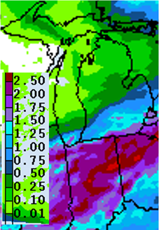 Precipitation forecast